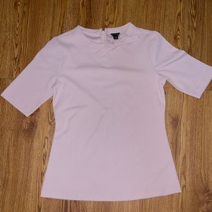 Ann Taylor Pink Shirt with bow (XS)